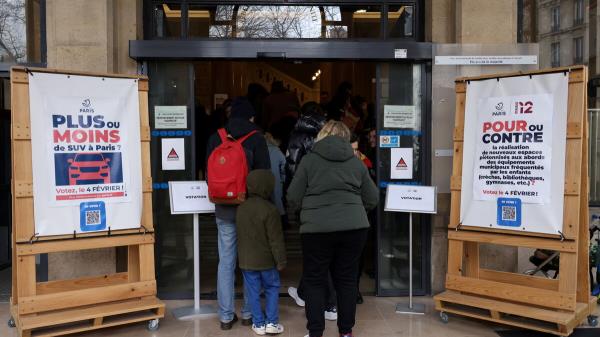 对suv的投票：巴黎人赞成对重型车辆征收停车税