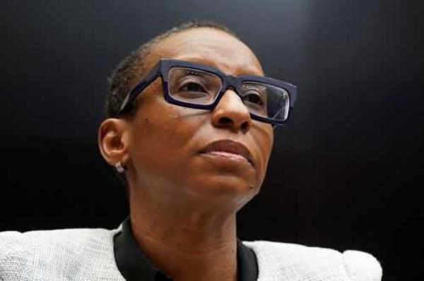 Harvard University President Claudine Gay attends a House Education and The Workforce Committee hearing on Capitol Hill in Washington, DC, on December 5.