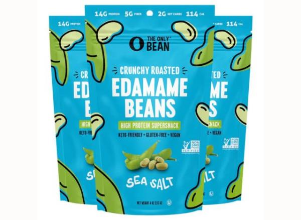 The o<em></em>nly Bean Crunchy Roasted Edamame Beans