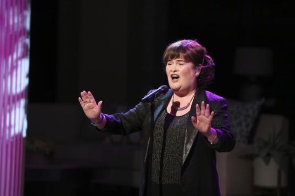LOS ANGELES - OCTOBER 6: Singer Susan Boyle performs live on 